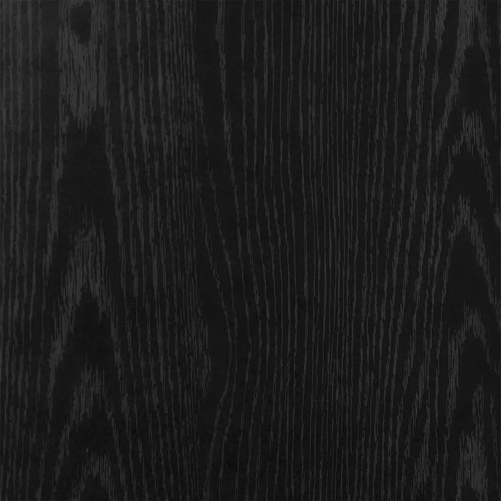 Shoe Bench with Storage Shelf Modern Black Engineered Wood