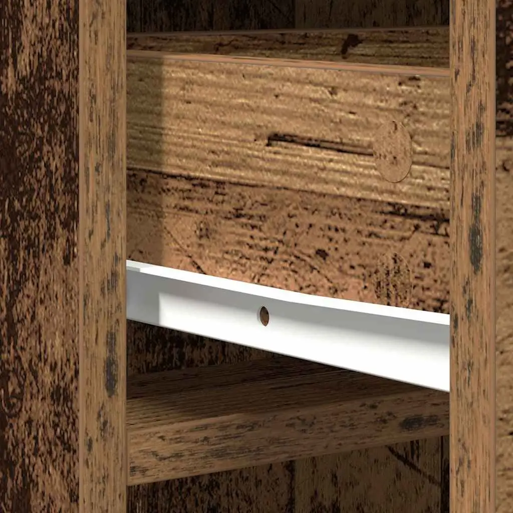 Highboard Storage Cabinet Freestanding Modern Rectangle Shape 135cm Brown