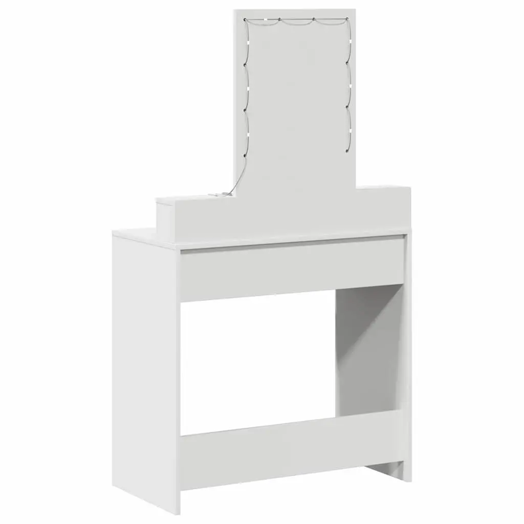 Dressing Table LED Mirror White Bedroom Vanity Unit Storage Drawers