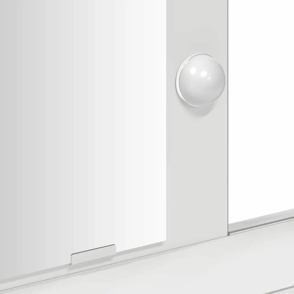 Dressing Table LED Mirror White Bedroom Vanity Unit Storage Drawers