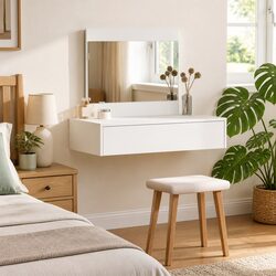 Engineered Wood Dressing Table with Mirror 83x40x70cm
