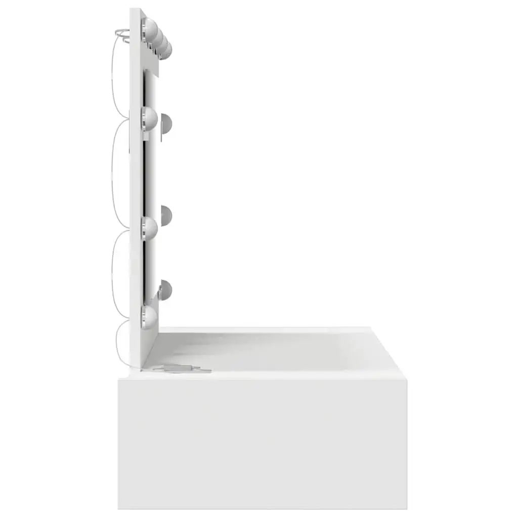 Dressing Table White Bedroom Vanity Unit Mirror Drawers Storage 83x40x70cm