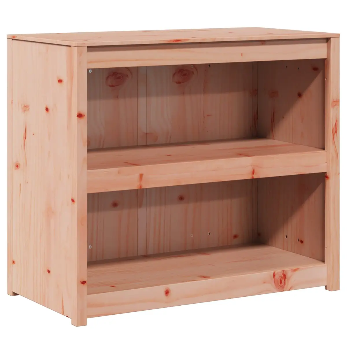 Kitchen Cabinet Brown Oak Storage Furniture 106x55x92cm with Shelves