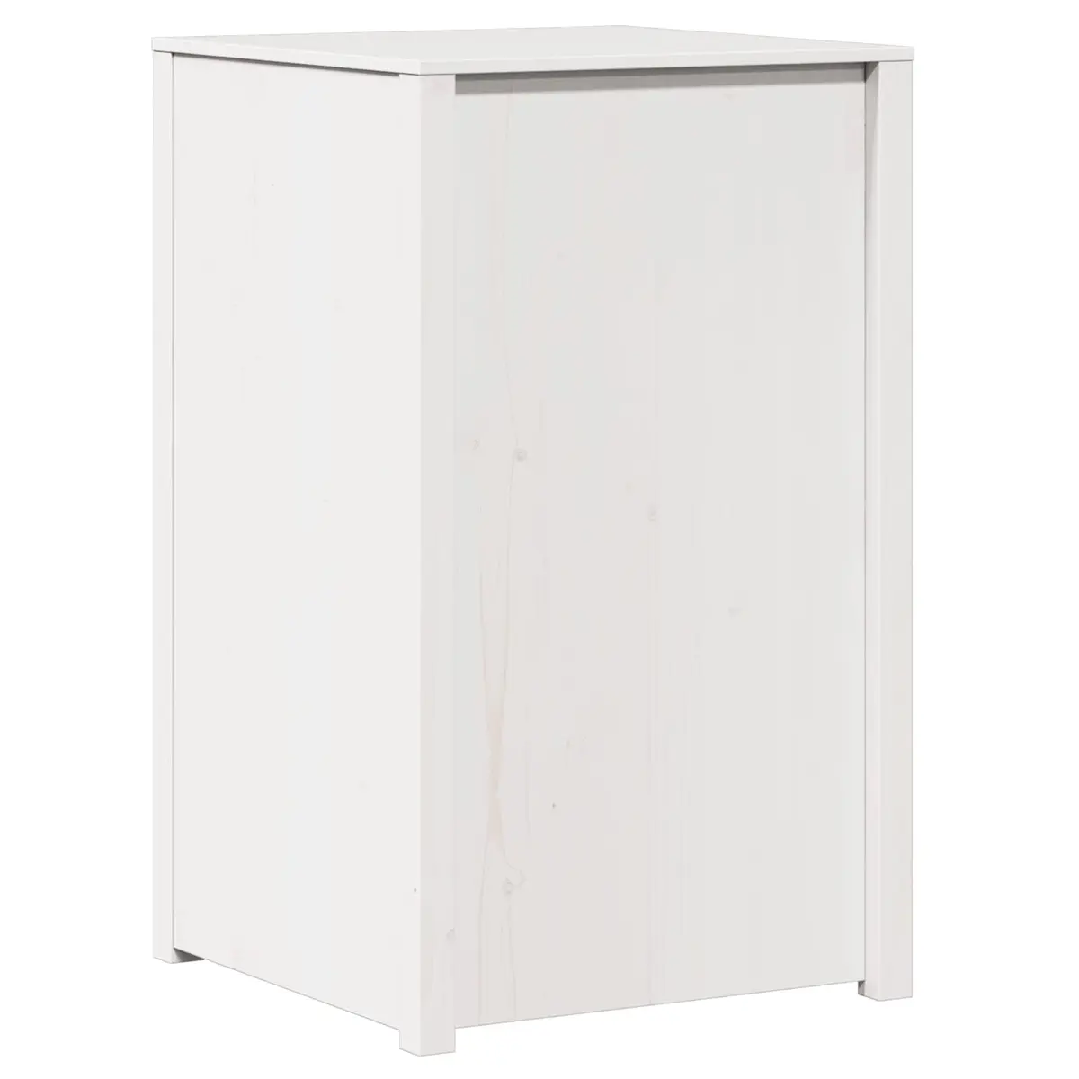 Kitchen Cabinet Minimalist White 55x55x92cm Solid Pine Wood Storage Cupboard