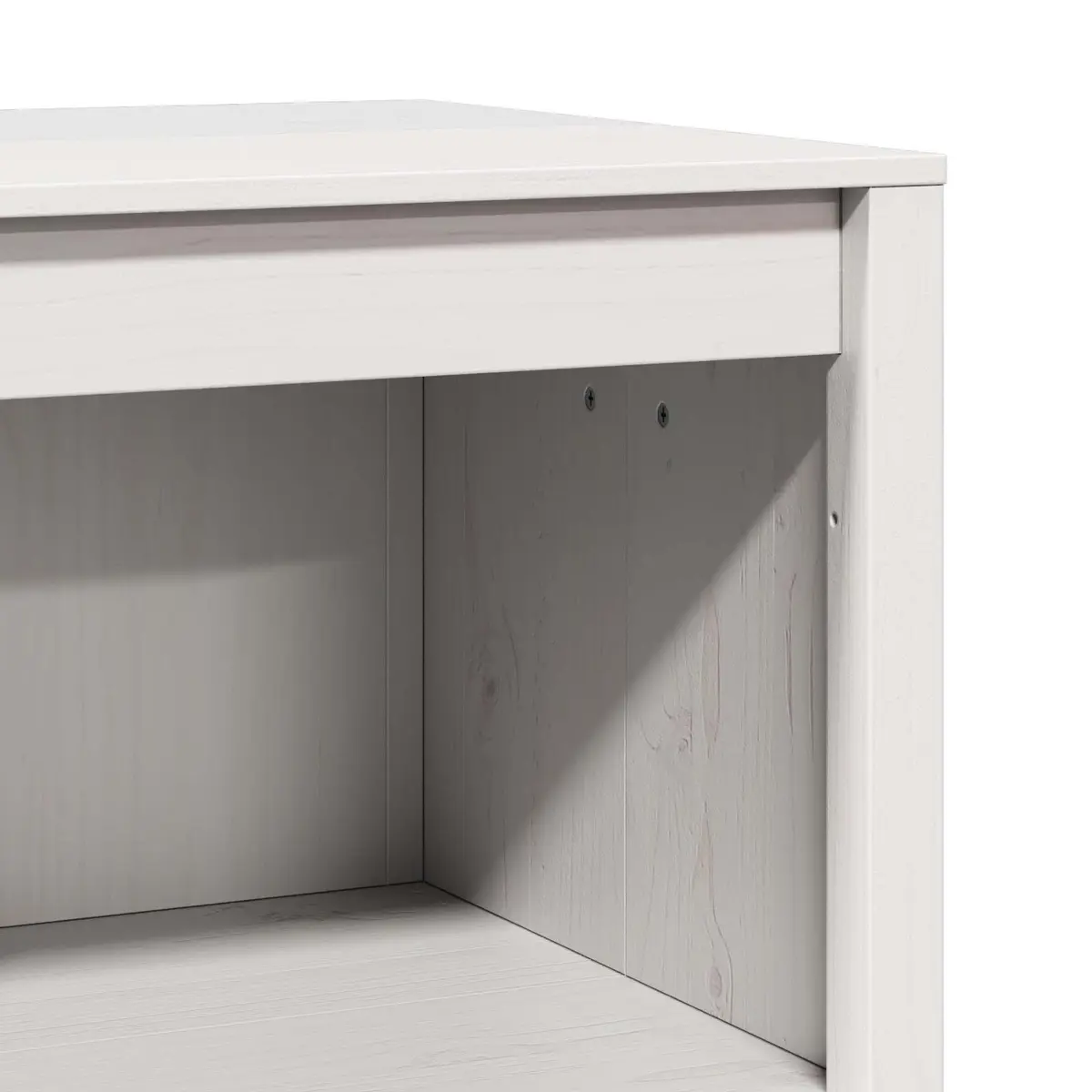 Kitchen Cabinet Modern Storage Unit Warm White 106 x 55 x 92 cm