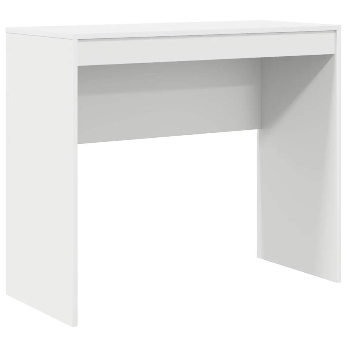 Writing Desk Compact Home Office Study Workspace White