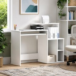 Engineered Wood Desk with Drawer for Office Use