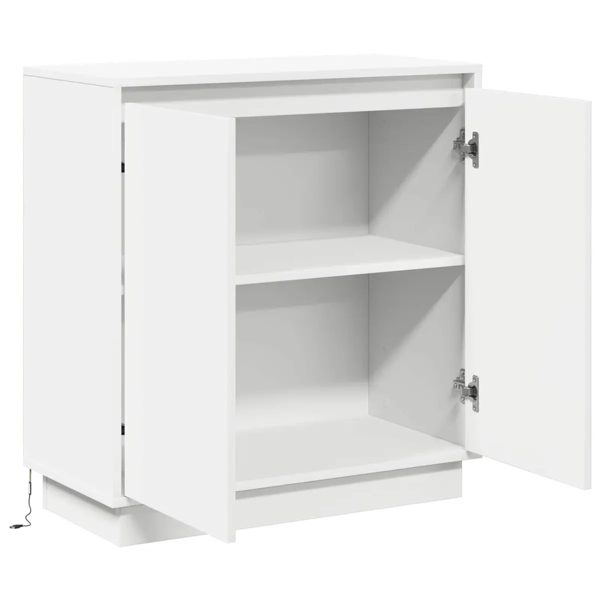 Sideboard RGB Lighting Engineered Wood 71x34.5x75cm White