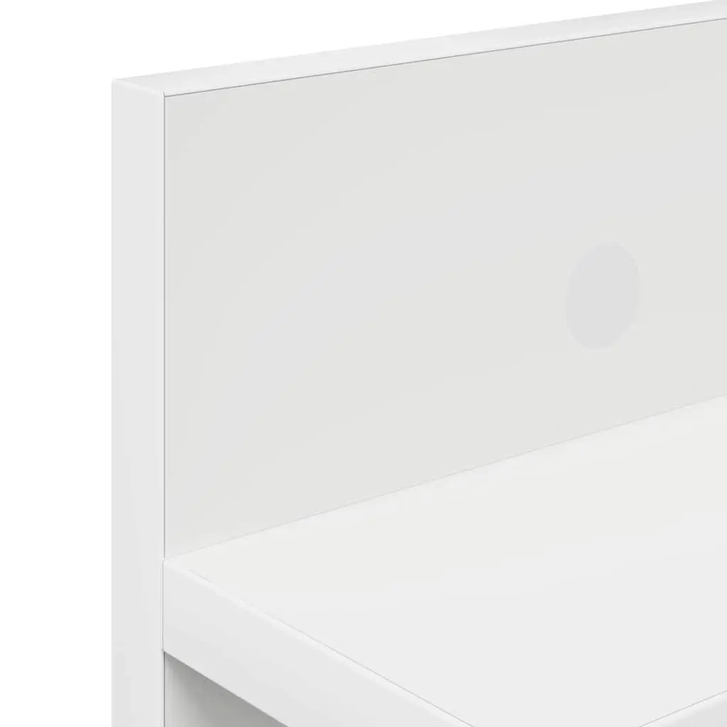 Wall-Mounted Coat Rack Space-Saving Modern 100cm White