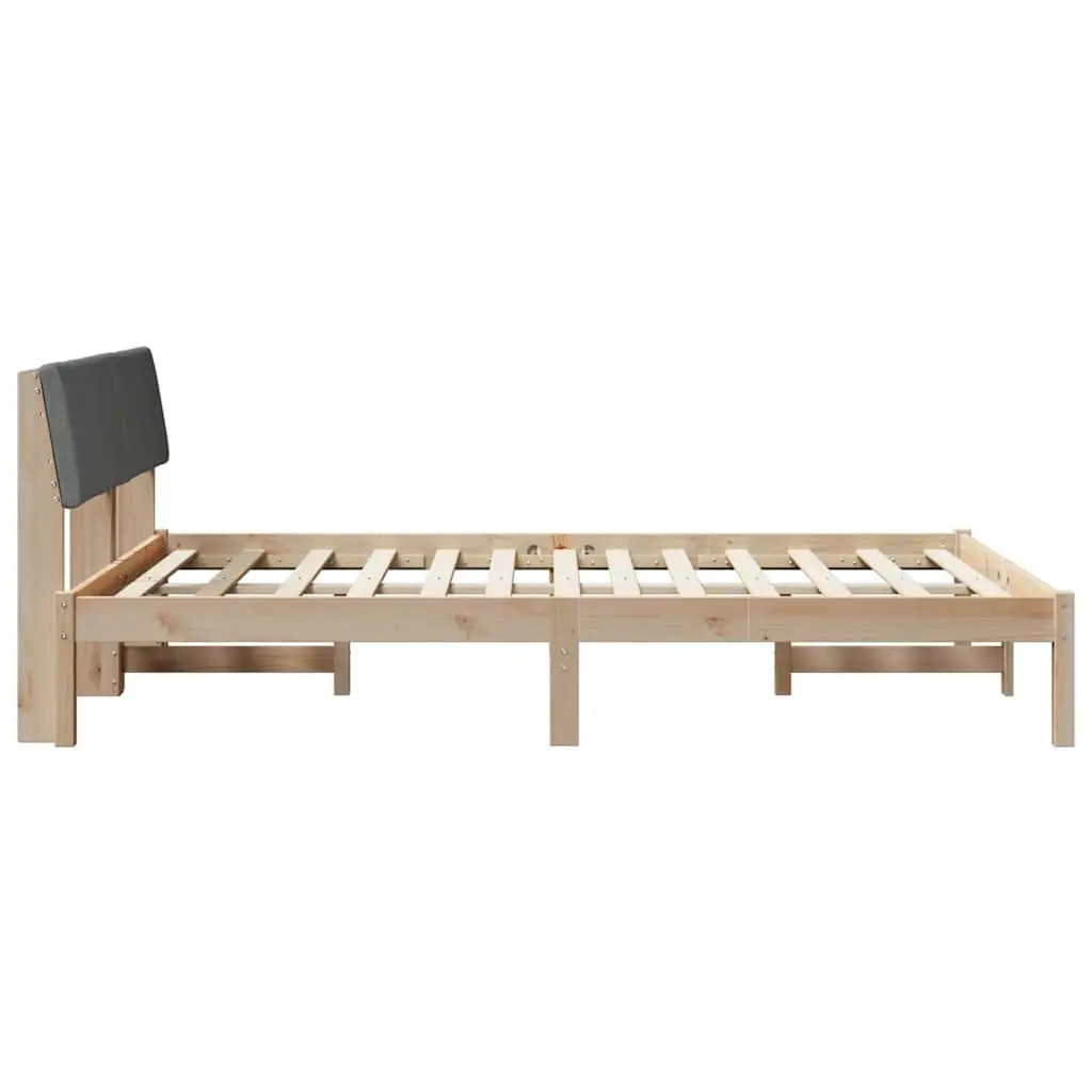 Platform Bed Frame Modern Comfort 150 x 200 cm Brown