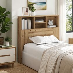 Modern Wall-Mounted Headboard Cabinet for Bedrooms