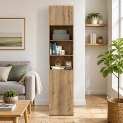 Engineered Wood Wall Cabinet with Ample Storage