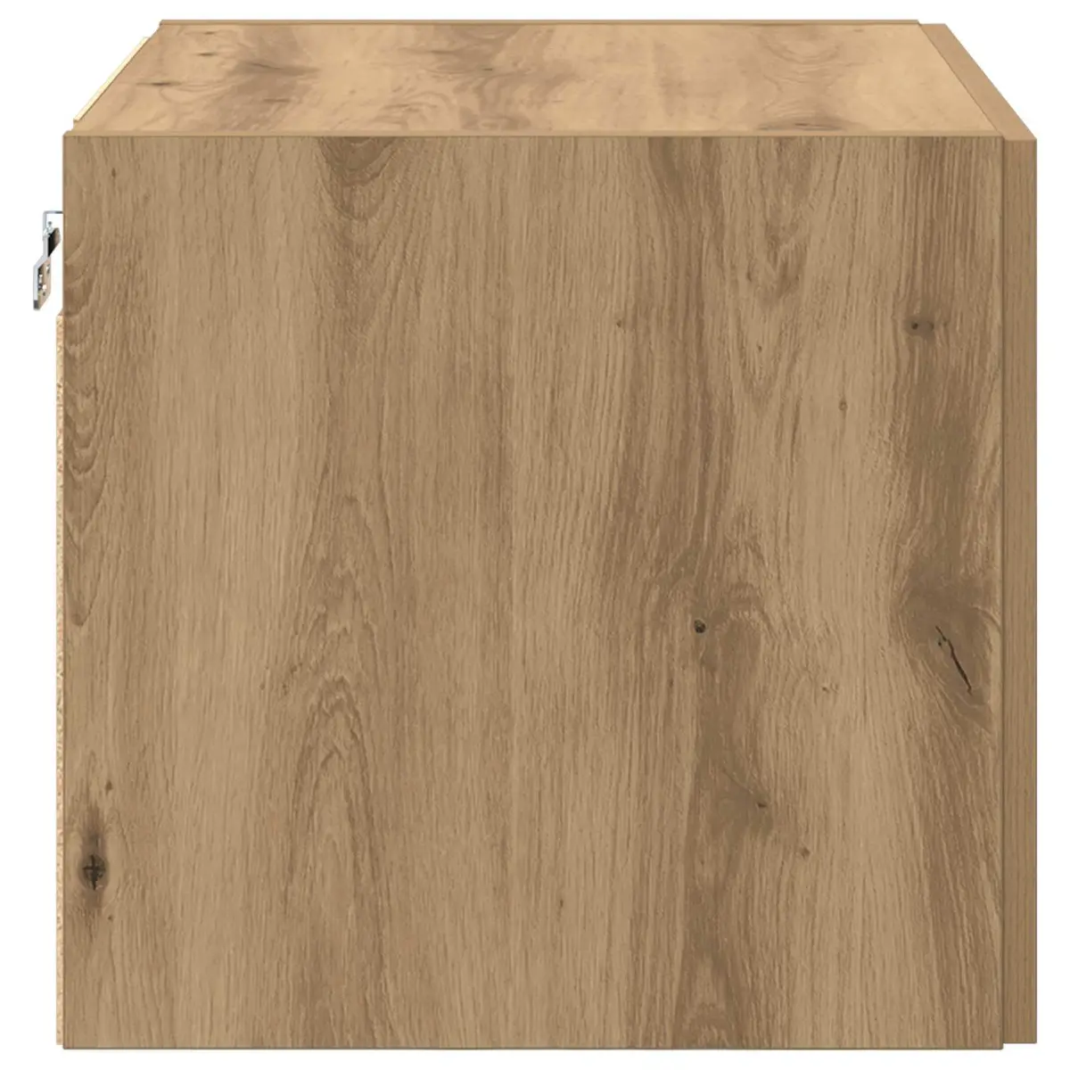 Wall Cabinet Rustic Storage Engineered Wood 50 x 42.5 x 40 cm Brown