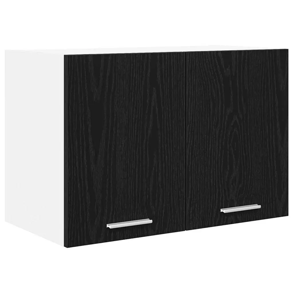 Hanging Kitchen Cabinet Modern Storage Furniture 60x31x40 cm Black and White