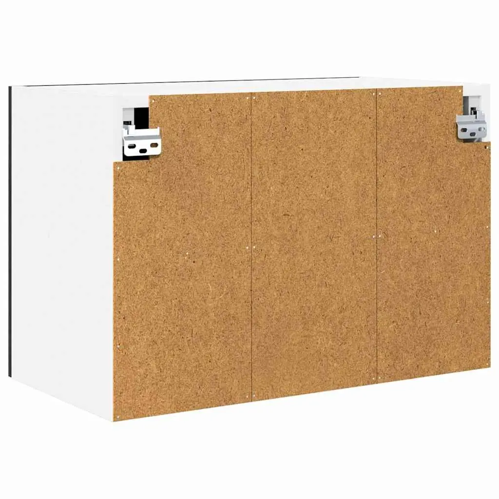 Hanging Kitchen Cabinet Modern Storage Furniture 60x31x40 cm Black and White