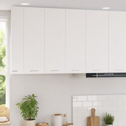 Engineered Wood White Hanging Kitchen Cabinet 60 x 31 x 80 cm