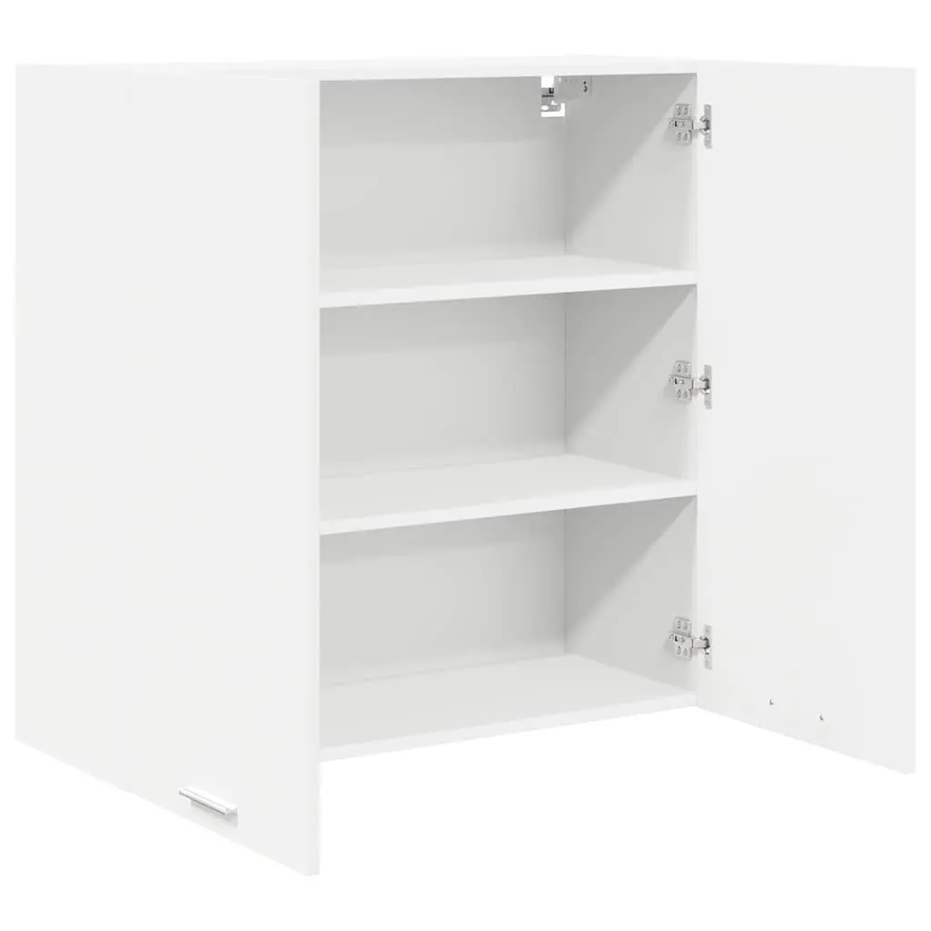 Hanging Kitchen Cabinet with Door Storage Engineered Wood 80x31x80cm White