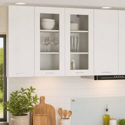Engineered Wood Hanging Kitchen Cabinet with Door