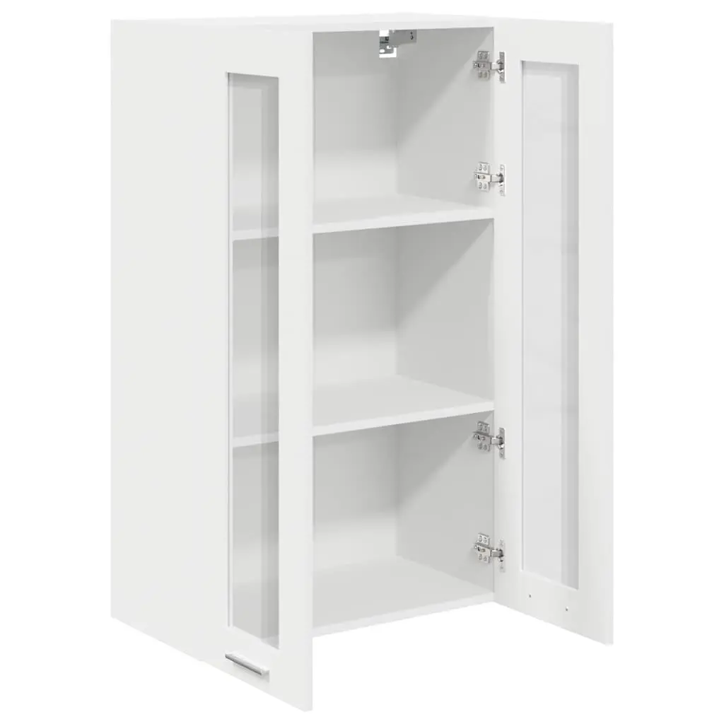 Hanging Cabinet Engineered Wood Spacious 60 x 31 x 100 cm White