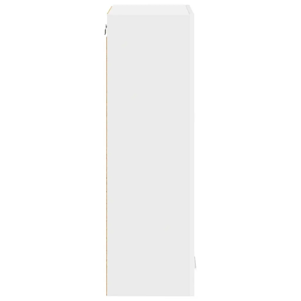 Hanging Cabinet Engineered Wood Spacious 60 x 31 x 100 cm White