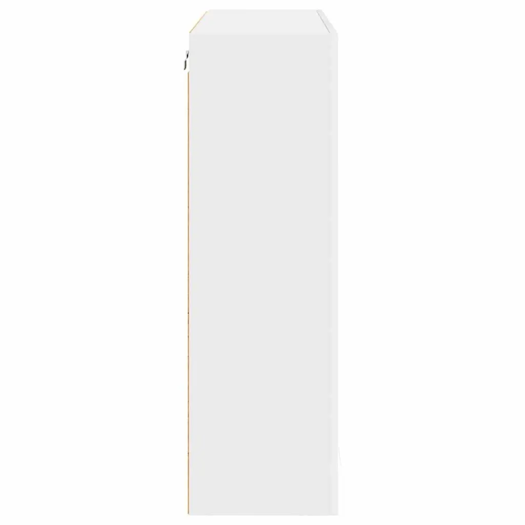 Hanging Kitchen Cabinet White Modern Storage 80 x 31 x 100 cm Engineered Wood