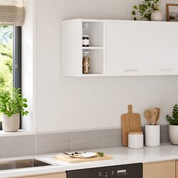 Hanging Kitchen Cabinet White Engineered Wood 20x29.5x40cm