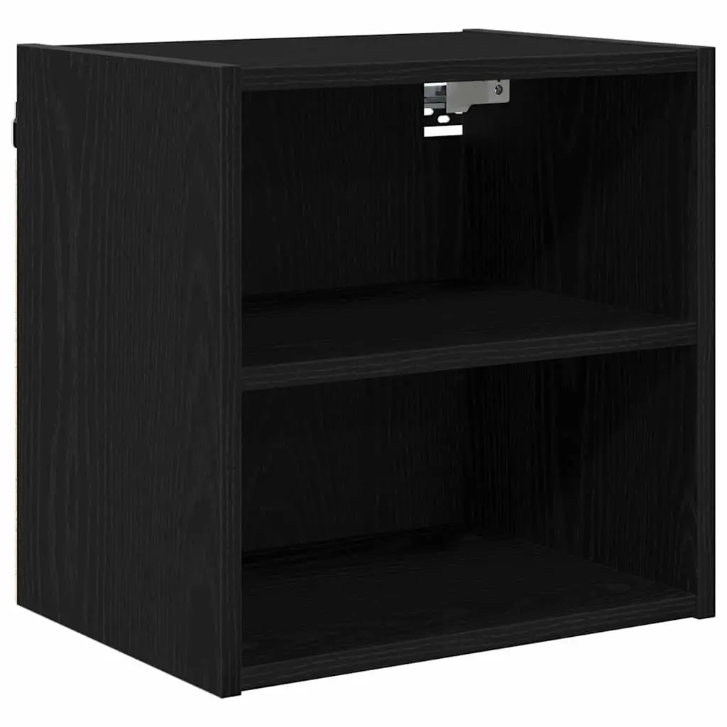 Hanging Kitchen Cabinet Modern Storage 40x29.5x40cm Black Oak