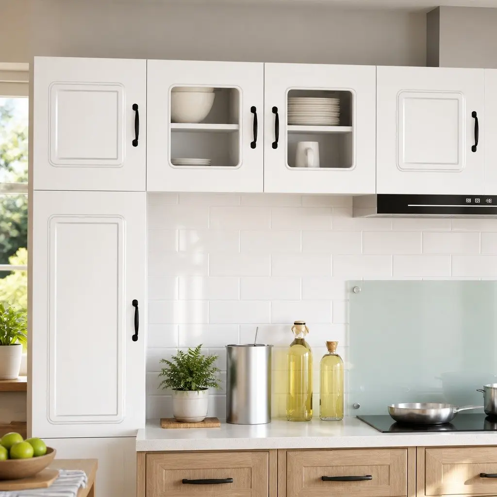 Dishwasher Panel Kitchen Cabinet Storage Engineered Wood Compact 40 x 31 x 40 cm White