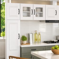 Engineered Wood Kitchen Cabinet with High Gloss Finish