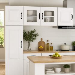Engineered Wood Kitchen Cabinet Panels, Set of 2