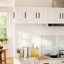 Engineered Wood White Kitchen Storage Cabinet 30x31x40cm