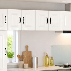 Dishwasher Panel Kitchen Cabinet in High Gloss White 60x31x40cm