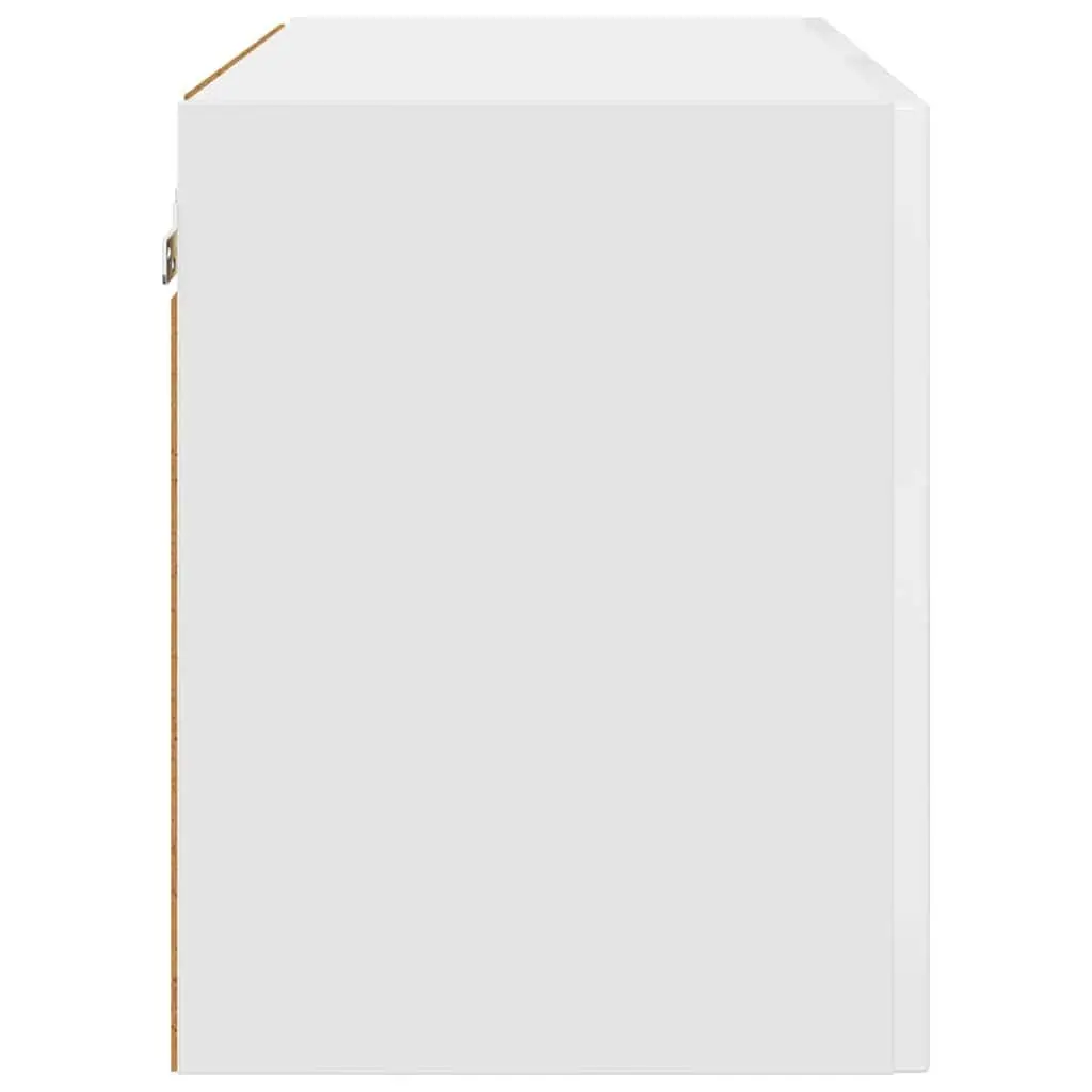 Dishwasher Panel Storage Organiser High Gloss White 60x31x40cm