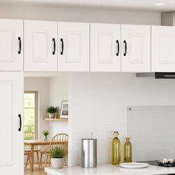 Engineered Wood Kitchen Cabinet in High Gloss White