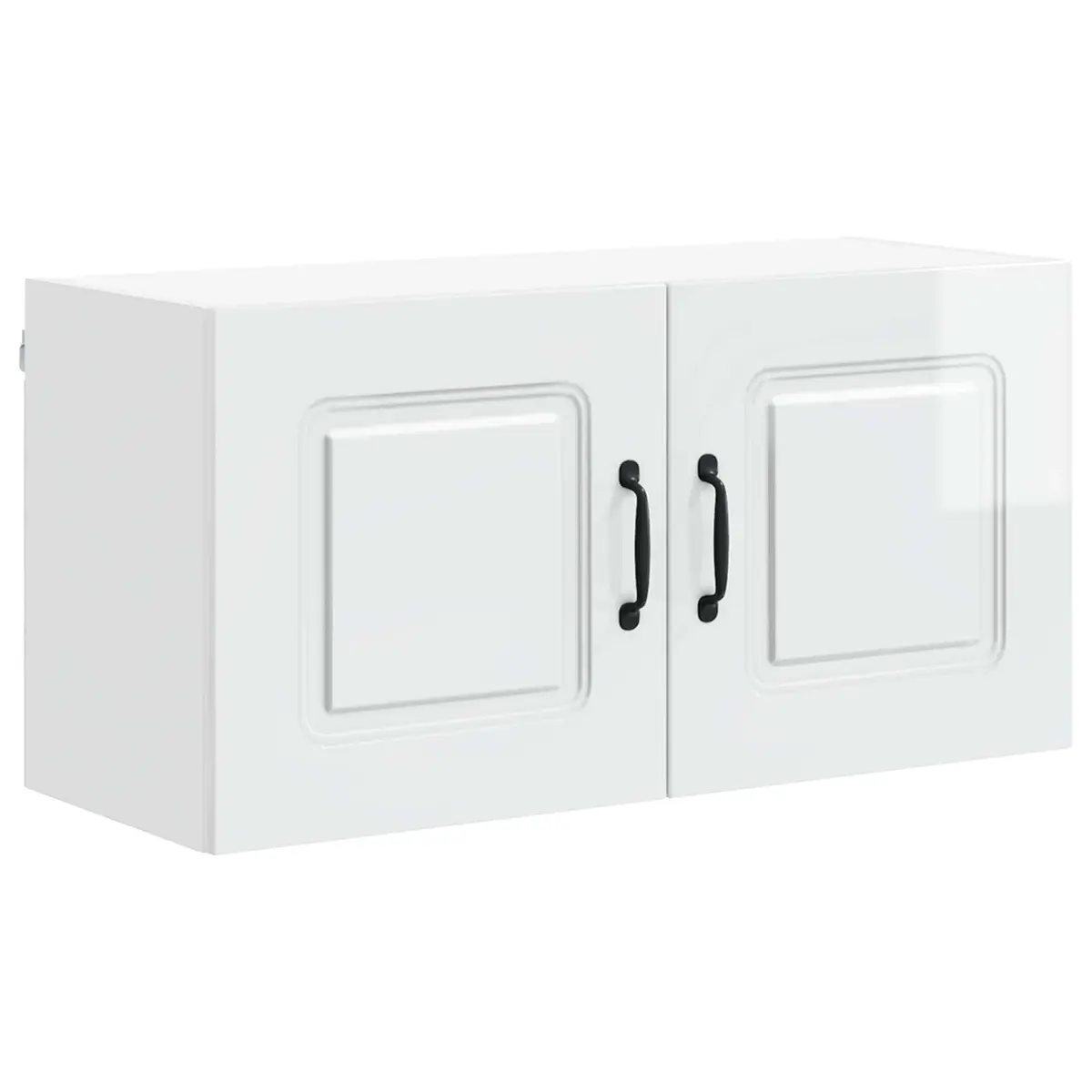 Dishwasher Parts Kitchen Storage Cabinet High Gloss White 80x31x40cm