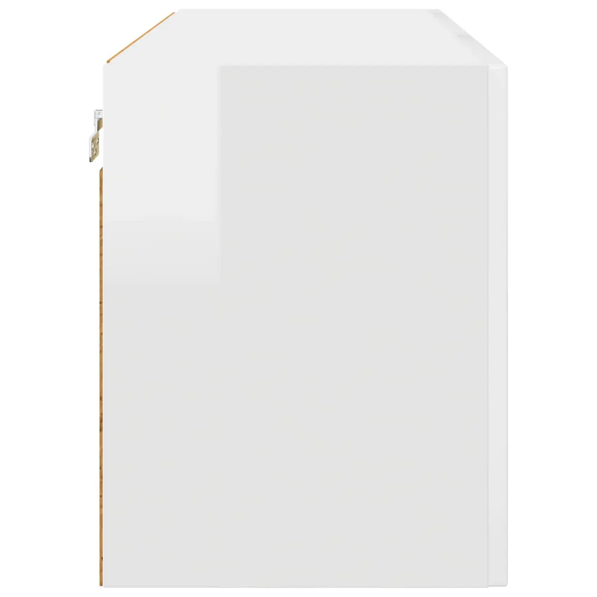 Dishwasher Parts Kitchen Storage Cabinet High Gloss White 80x31x40cm