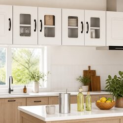 Engineered Wood Kitchen Cabinet for Dishwasher Storage