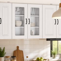 Engineered Wood Kitchen Cabinet with High Gloss Finish