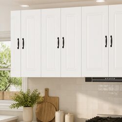 Engineered Wood Kitchen Storage Cabinet - White 30x31x80cm