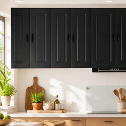 Engineered Wood Kitchen Cabinet with Generous Storage Capacity