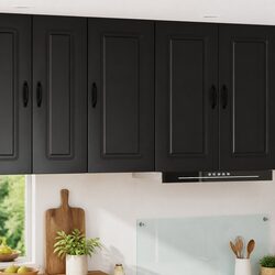 Black Engineered Wood Kitchen Cabinet for Dishwashers