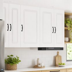 Engineered Wood Kitchen Cabinet Panel in White, 50 x 31 x 80 cm