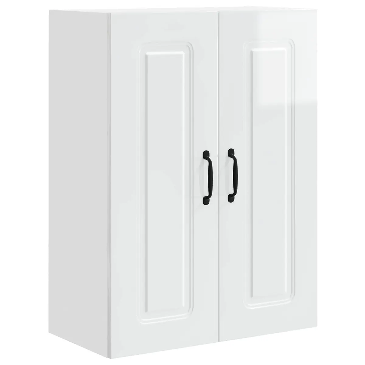 Dishwasher Panel Kitchen Cabinet High Gloss White Engineered Wood Storage 60 x 31 x 80 cm