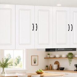White Engineered Wood Kitchen Cabinet for Practical Storage 80x31x80cm