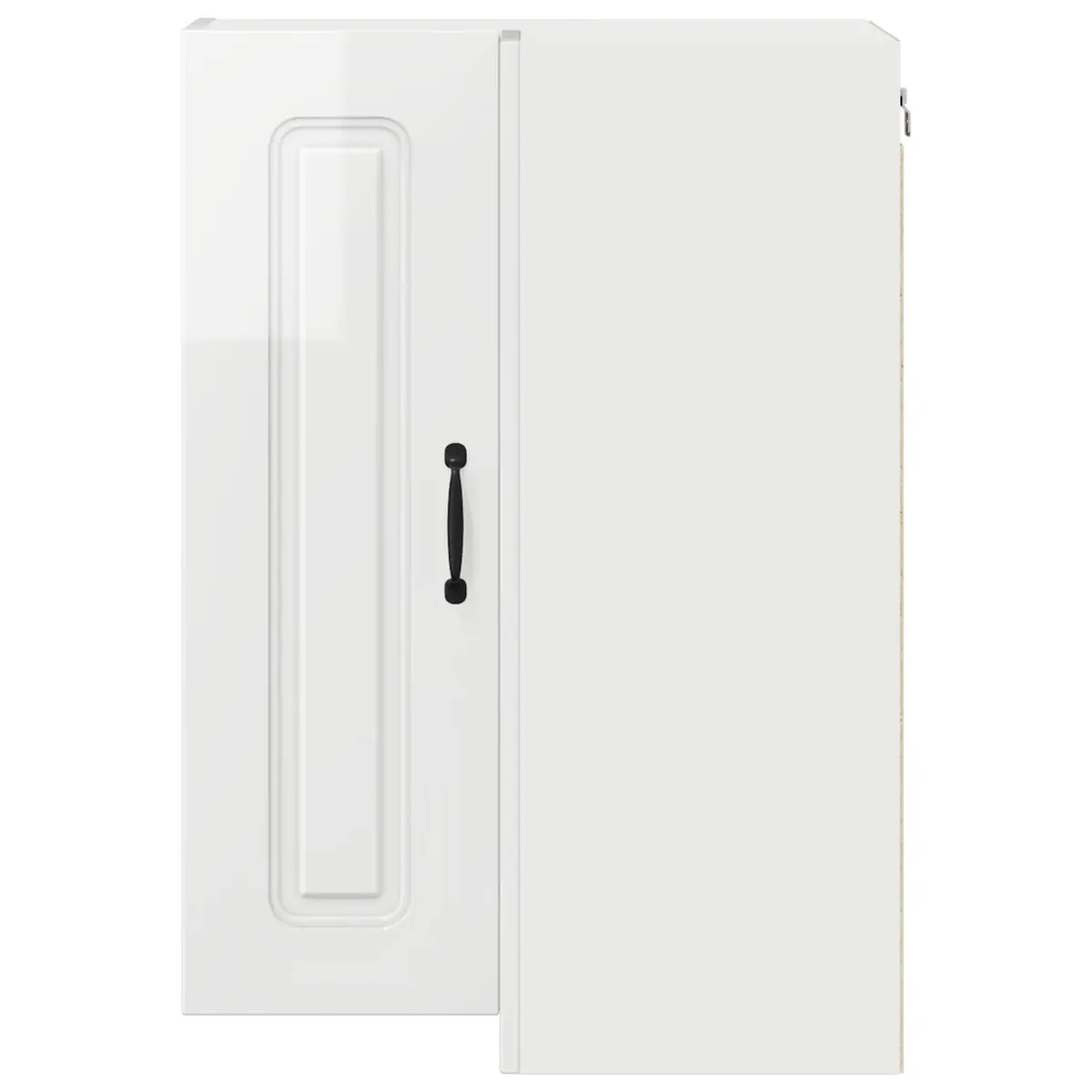 Kitchen Cabinet High Gloss White Compact Storage 57 x 57 x 80 cm