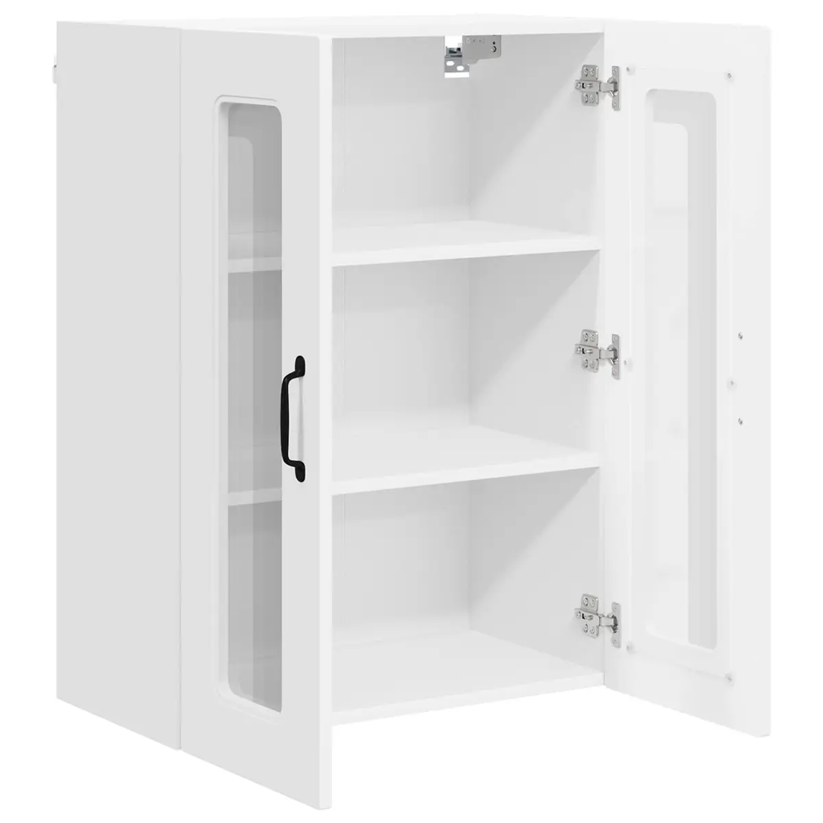 Kitchen Cabinet Compact Storage Organiser White Engineered Wood 60 x 31 x 80 cm