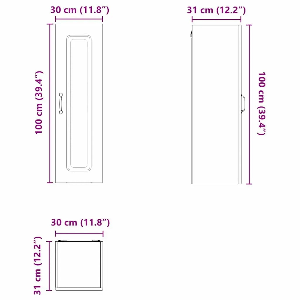 Kitchen Cabinet Storage Engineered Wood Compact White