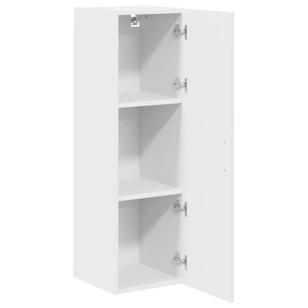 Kitchen Cabinet Storage Engineered Wood Compact White