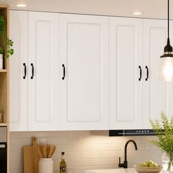 Dishwasher Panel Kitchen Cabinet in High Gloss White 50x31x100cm
