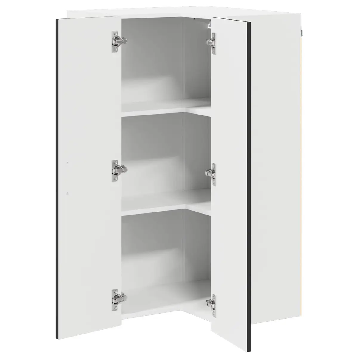 Kitchen Cabinet Dishwasher Panel Storage Engineered Wood Black 57 x 57 x 100 cm